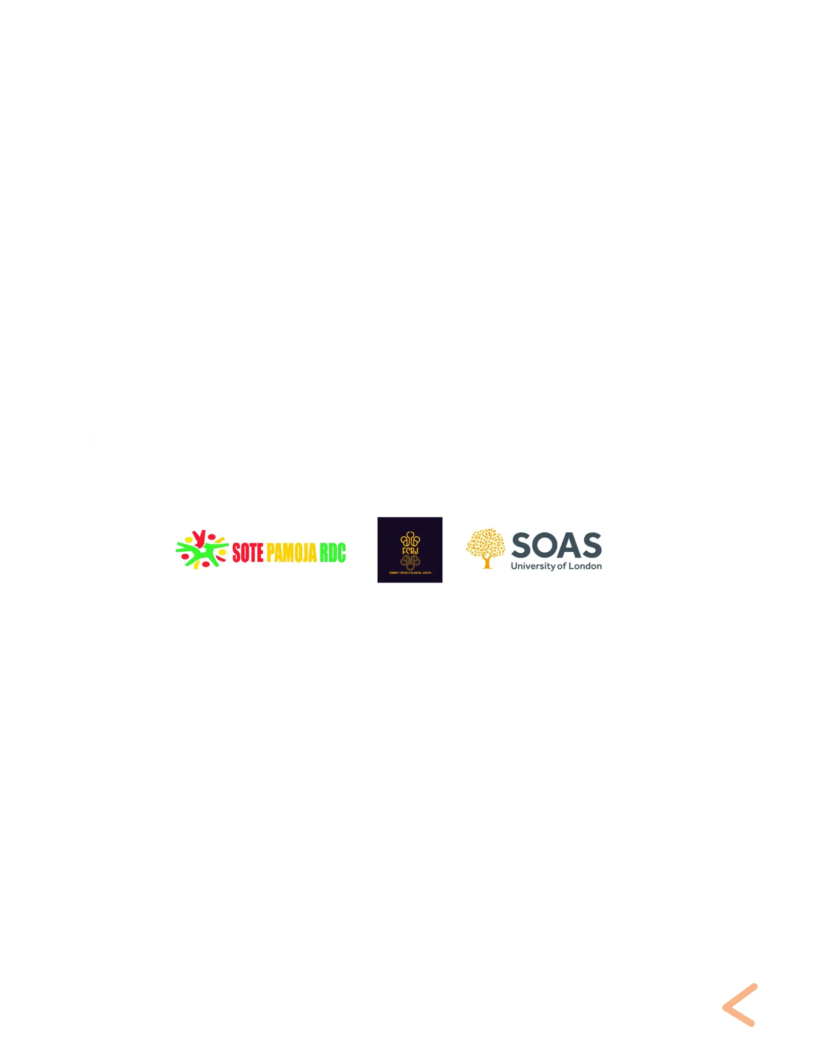 SOTE  PAMOJA DRC | FCRJ - SOAS University of London